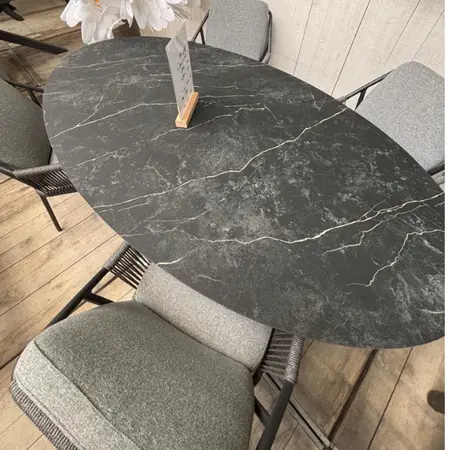 Tierra Outdoor - Oblong Dining Table Trespa Graphite 200x110cm - afbeelding 2