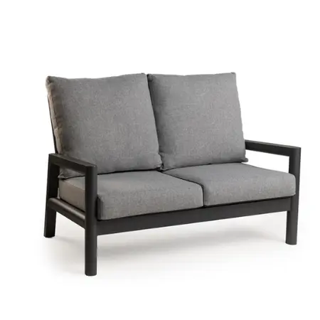 Tierra Outdoor Sevilla 2-zits Loungebank - Mountain Grey