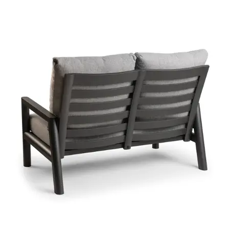 Tierra Outdoor Sevilla 2-zits Loungebank - Mountain Grey - afbeelding 2