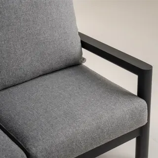 Tierra Outdoor Sevilla 2-zits Loungebank - Mountain Grey - afbeelding 3