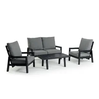 Tierra Outdoor Sevilla 2-zits Loungebank - Mountain Grey - afbeelding 4