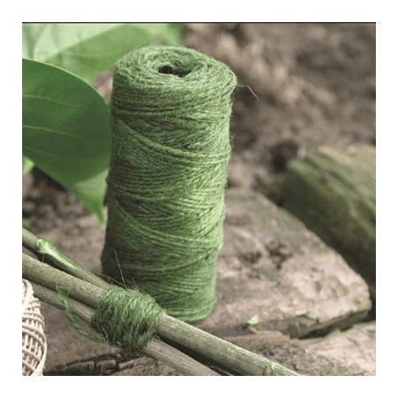 Touw jute groen voorbeeld