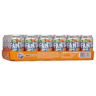 Tray Fanta Orange Zero