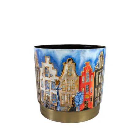 TS Bloempot Canalhouses D23h21cm Rood