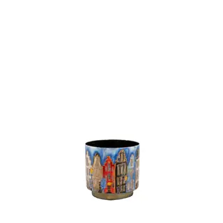 TS Bloempot Canalhouses D7h6cm Rood
