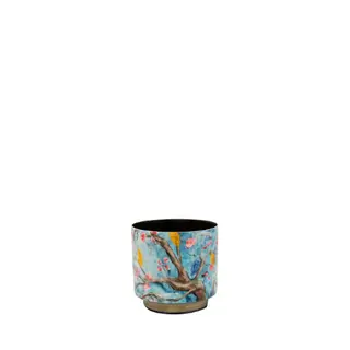 TS Pot Blossom D7h6cm Blauw