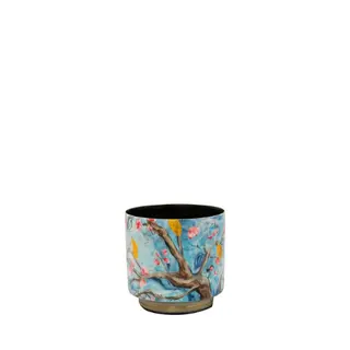 TS Pot Blossom D8h7cm Blauw