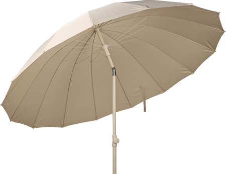 Tuinparasol Beige Ø220cm - afbeelding 2