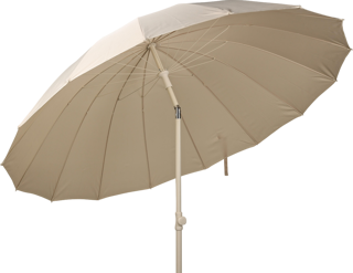 Tuinparasol Beige Ø220cm - afbeelding 2