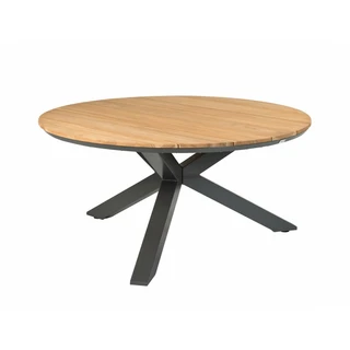 Tuintafel Orbital - Tierra Outdoor - FSC Teak - 120 cm Ø - afbeelding 3