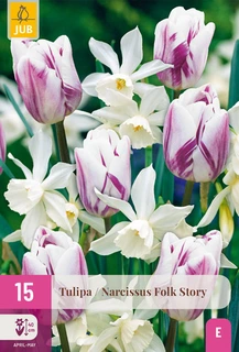 Tulipa / Narcissus Folk Story - 15 bloembollen