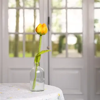 Tulp Olivia Vilt Oranje/Geel – Handgemaakte Fairtrade Decoratie - afbeelding 4