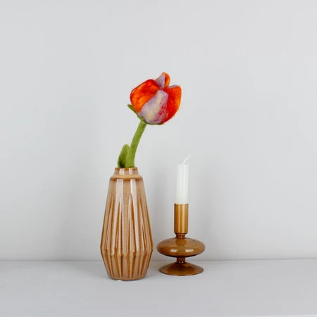 Tulp Riva Vilt - Handgemaakte Fairtrade Decoratie - afbeelding 2