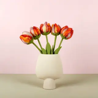 Tulp Riva Vilt - Handgemaakte Fairtrade Decoratie - afbeelding 4
