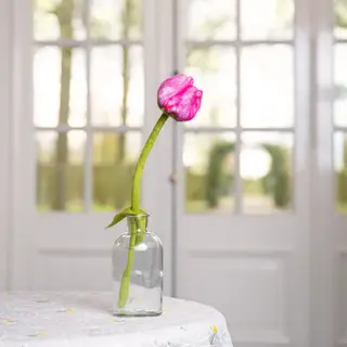 Tulp Vilt Fey Fuchsia - Handgemaakte Fairtrade Decoratie - afbeelding 3