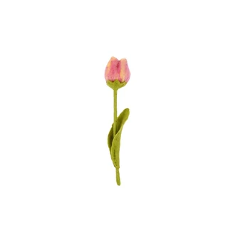 Tulp Vilt Romy licht roze/geel - afbeelding 1