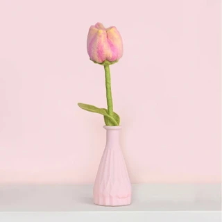 Tulp Vilt Romy licht roze/geel - afbeelding 2