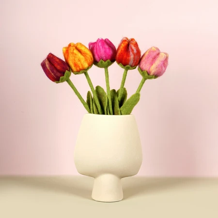 Tulp Vilt Romy licht roze/geel - afbeelding 4