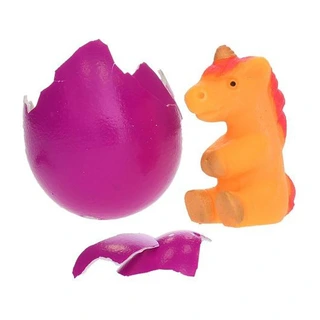 Unicorn Ei Met Eenhoorn L6cm (assorti) - afbeelding 2