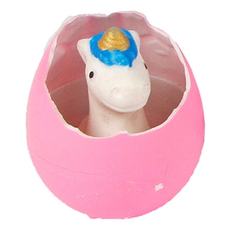 Unicorn Ei Met Eenhoorn L6cm (assorti) - afbeelding 3