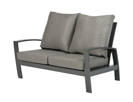 Loungebank Valencia - Tierra Outdoor - 2-zits Charcoal - afbeelding 1