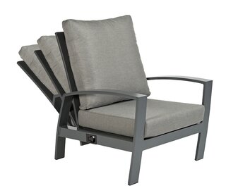 Loungestoel Valencia - Tierra Outdoor - Charcoal - afbeelding 1