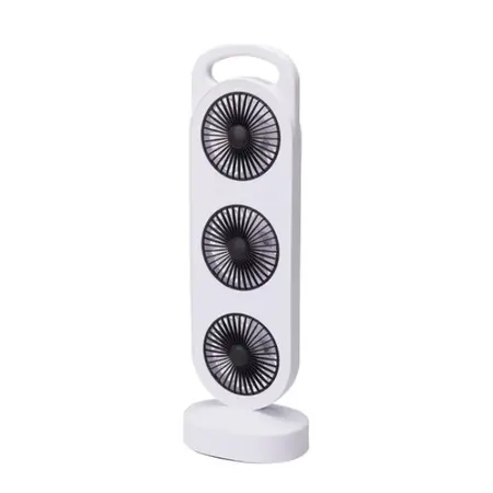 Ventilator met 3 fans - oplaadbaar - afbeelding 1
