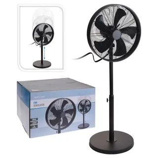 Ventilator Staand 40cm Zwart
