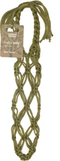 Vetbolhouder Hello Indy Macrame 25cm Groen - afbeelding 1