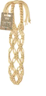 Vetbolhouder Hello Tess Macrame 25cm Beige - afbeelding 1
