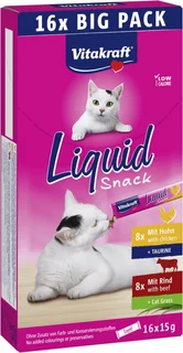 Vitakraft Liquid Snack Multipack - 16x15gram