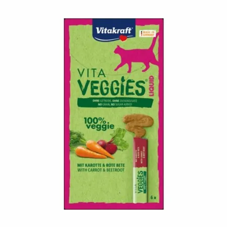 Vitakraft Vita Veggies® Liquid Wortel Kattensnack 6x15g