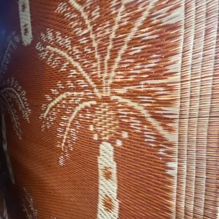 Vloerkleed Palmprint 180x120cm - variant 2 achterkant