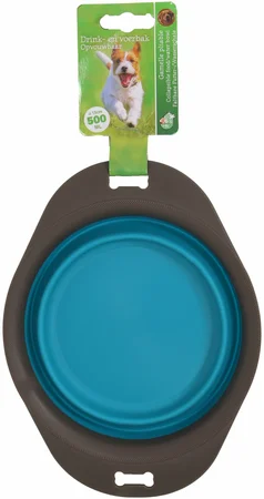Voer/drinkbak Opvouwbaar 15cm 500ml