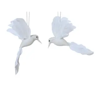 Vogel Foam 13cm Winterwit 2stuk