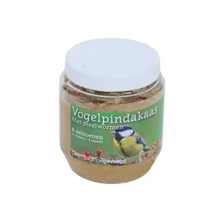 Vogelpindakaas met Meelwormen 350g