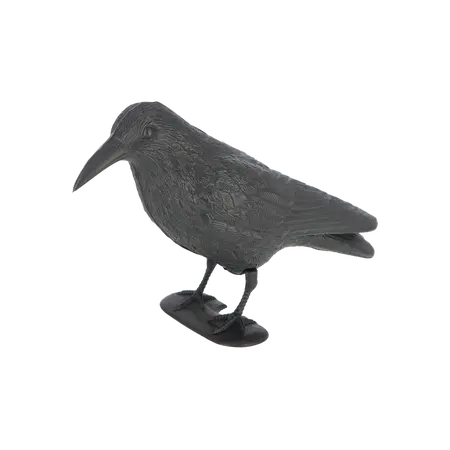 Esschert Design Kraai Vogelverschrikker – zwart kunststof vogelverjager