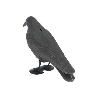 Vogelverschrikker Kraai Esschert Design - zwart kunststof - afbeelding 2