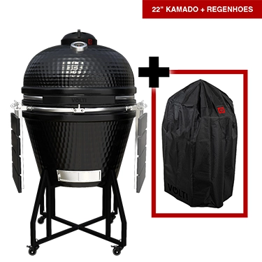 VOLT! Kamado - Grenade Grill 22" + Grenade Cover 22" - afbeelding 1