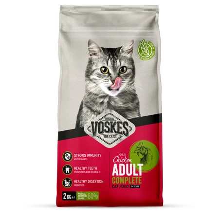 Voskes - Kattenvoer Adult Kip - 2kg