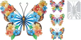 Wanddecoratie Vlinder 18cm (keuze uit 4 variaties)