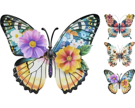 Wanddecoratie Vlinder 35cm (keuze uit 3 variaties)
