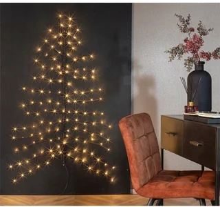Wandkerstboom Ziggy 136 LED H120cm Bruin - afbeelding 2
