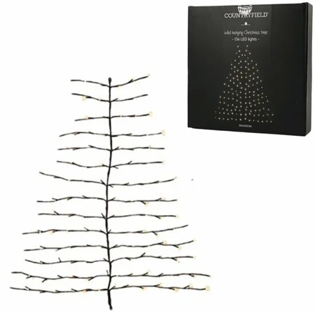 Wandkerstboom Ziggy 136 LED H120cm Bruin - afbeelding 1