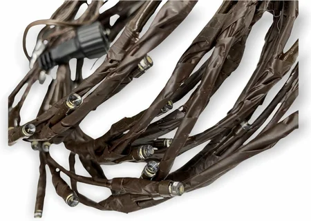 Wandkerstboom Ziggy 136 LED H120cm Bruin - afbeelding 5