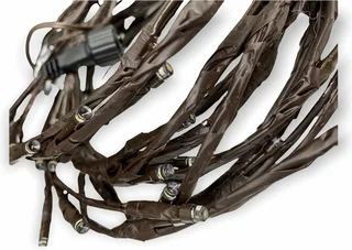 Wandkerstboom Ziggy 136 LED H120cm Bruin - afbeelding 5