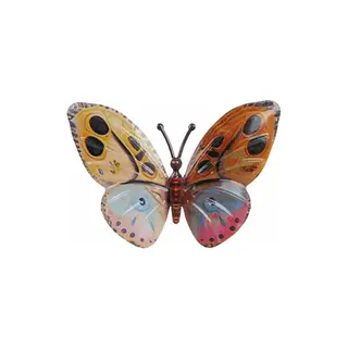 Wandversiering Monarch Vlinder S Metaal H17cm