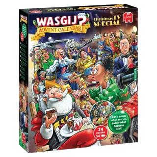 Wasgij Puzzel Christmas Advent Calendar - Kerstmis tv-special