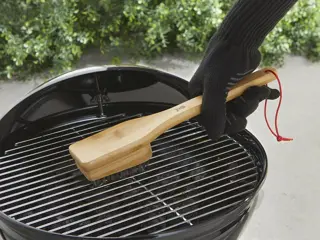 Weber Bamboe Grillborstel 30cm - afbeelding 3