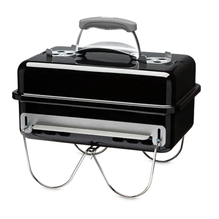 WEBER Go-Anywhere Houtskoolbarbecue Zwart - afbeelding 1